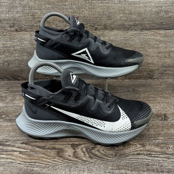 Nike Pegasus Trail 2 Shoes Women's 6.5 Black Gray Trail Running CK4309-002 - Picture 1 of 8